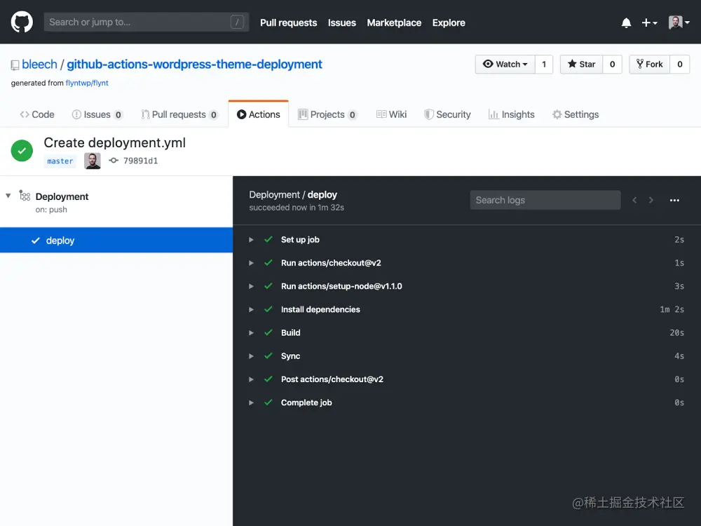 GitHub完整的工作流程