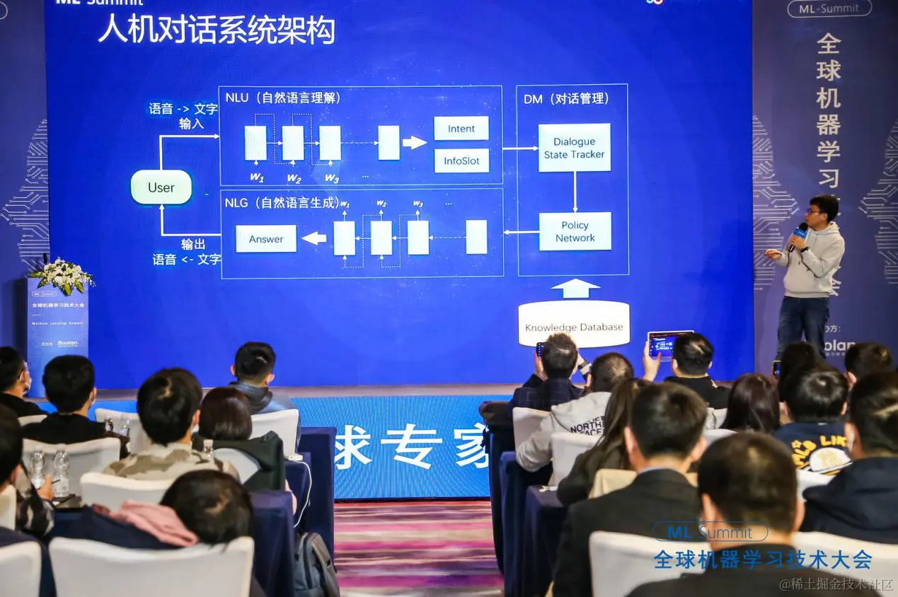 58同城AI Lab负责人、算法资深架构师詹坤林发表演讲