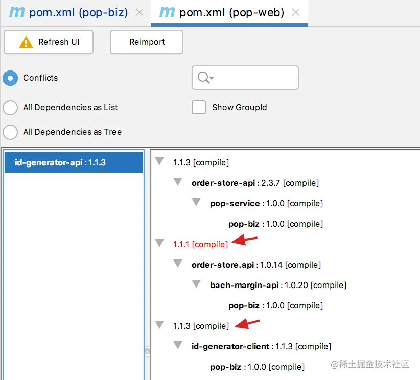 MavenHelper插件解决依赖冲突