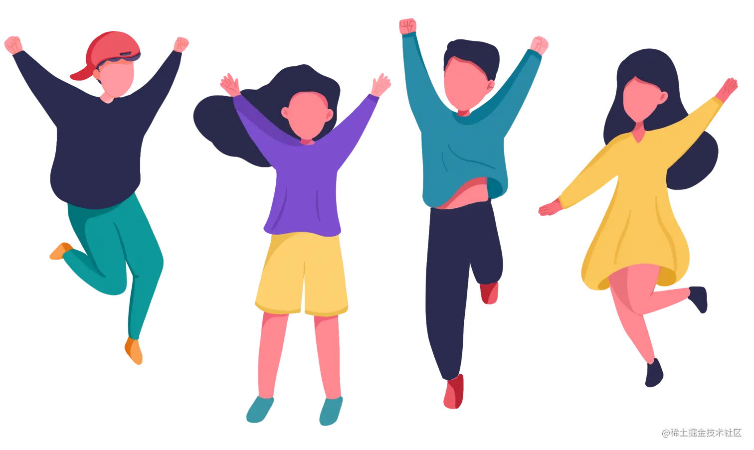 摄图网_401915372_欢呼跳跃的青年们（企业商用）.png