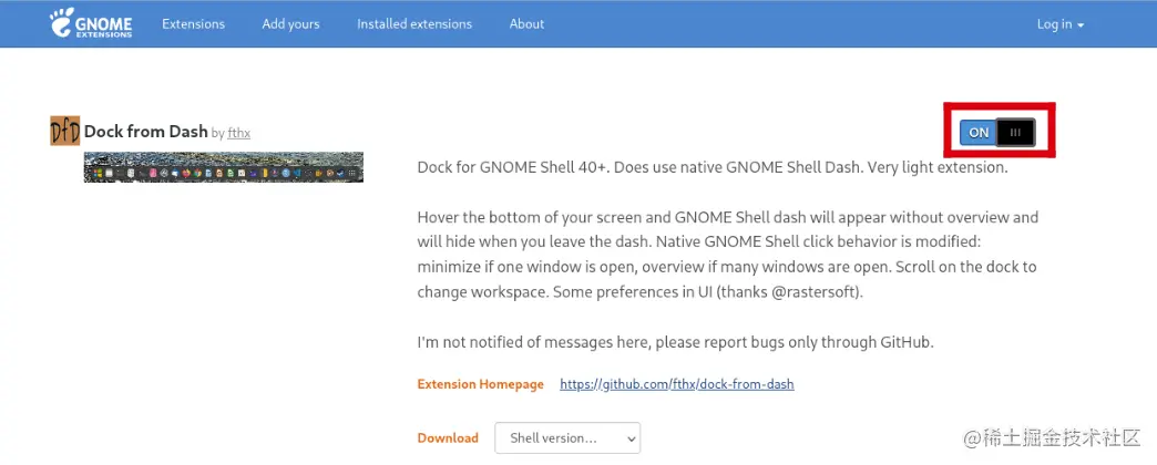 Arch Linux配置gnome桌面 网上安装插件.png
