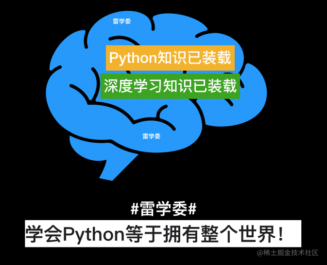 学会Python等于拥有整个世界！