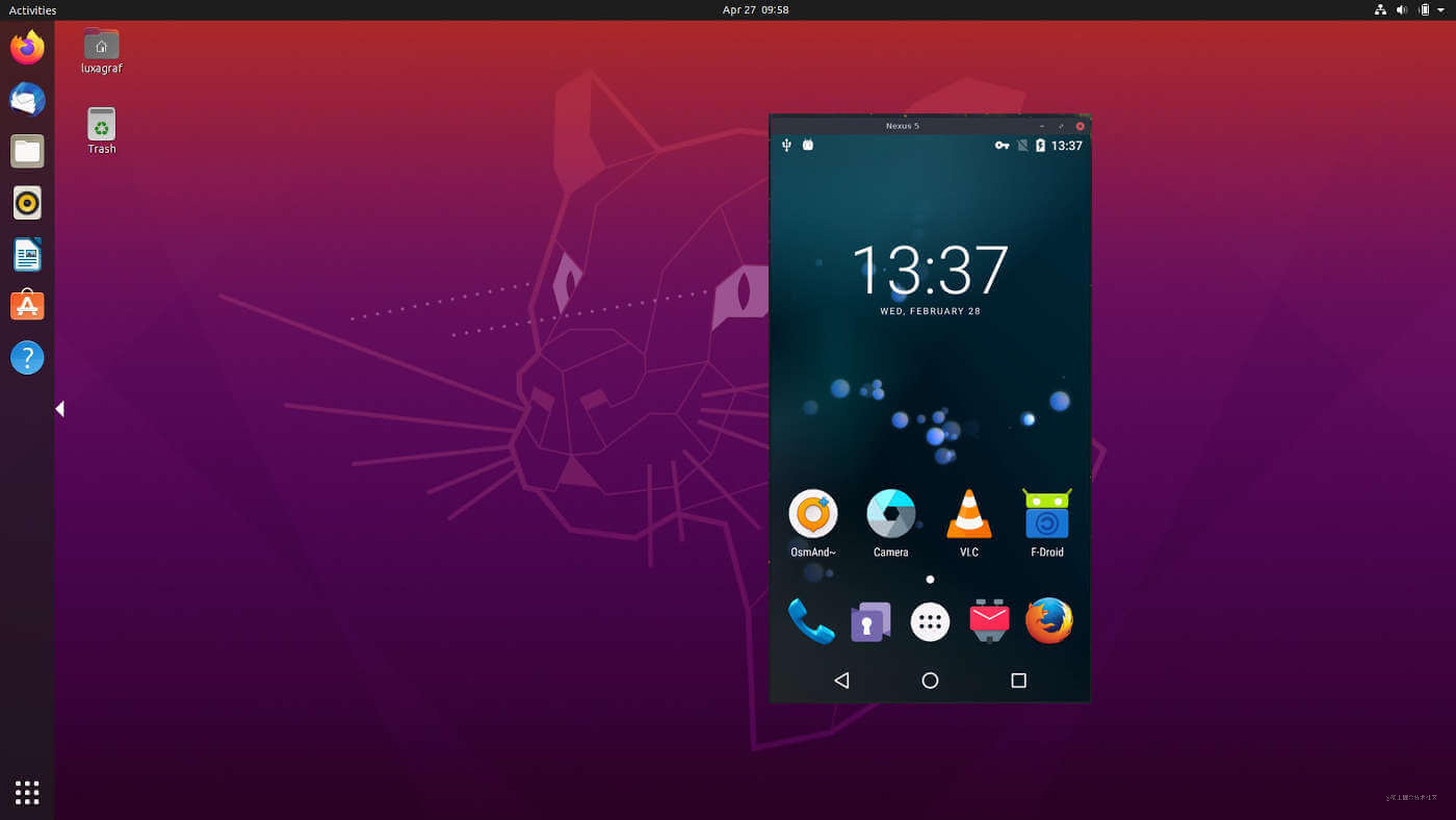 如何将 Android 手机投屏在 Ubuntu/LinuxMint/Debian 上