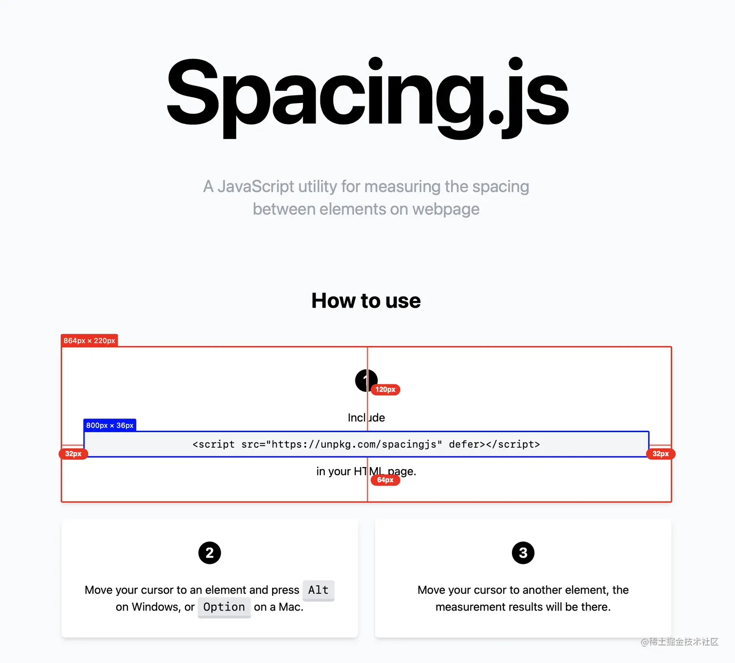 Spacing.js