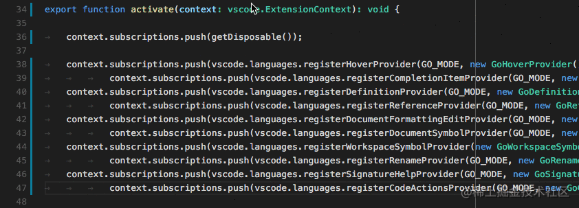 VS Code插件开发教程（10）编程式语言特性 Programmatic Language Features_https://bianchenghao6.com/blog_go_第14张