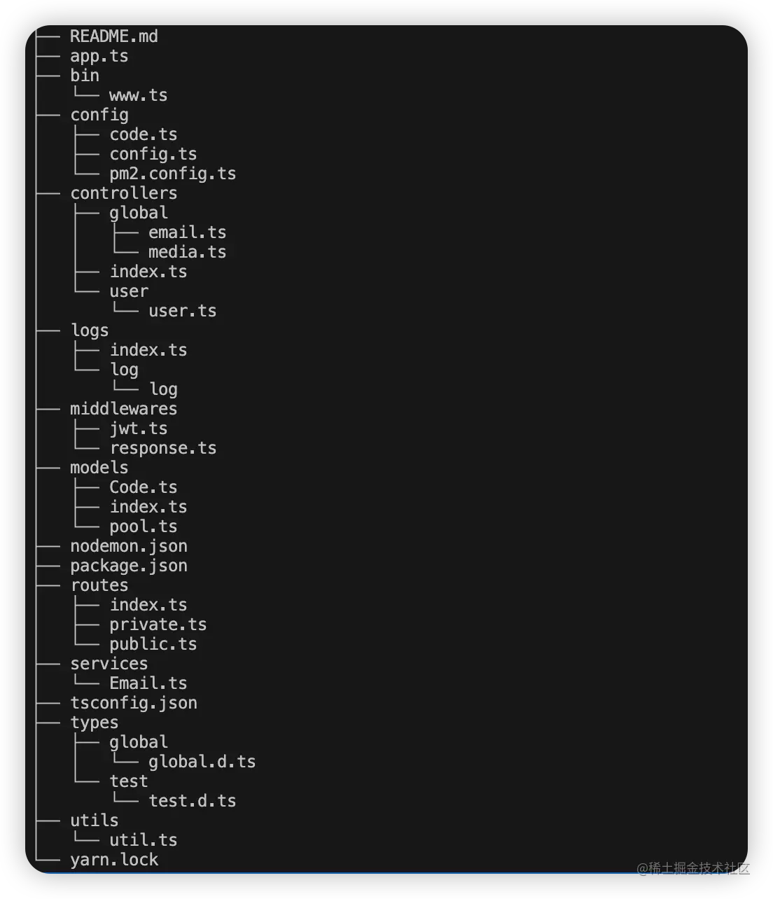 Koa2 + Ts 项目结构搭建 保姆级教程（附带源码）20230722最新版 掘金