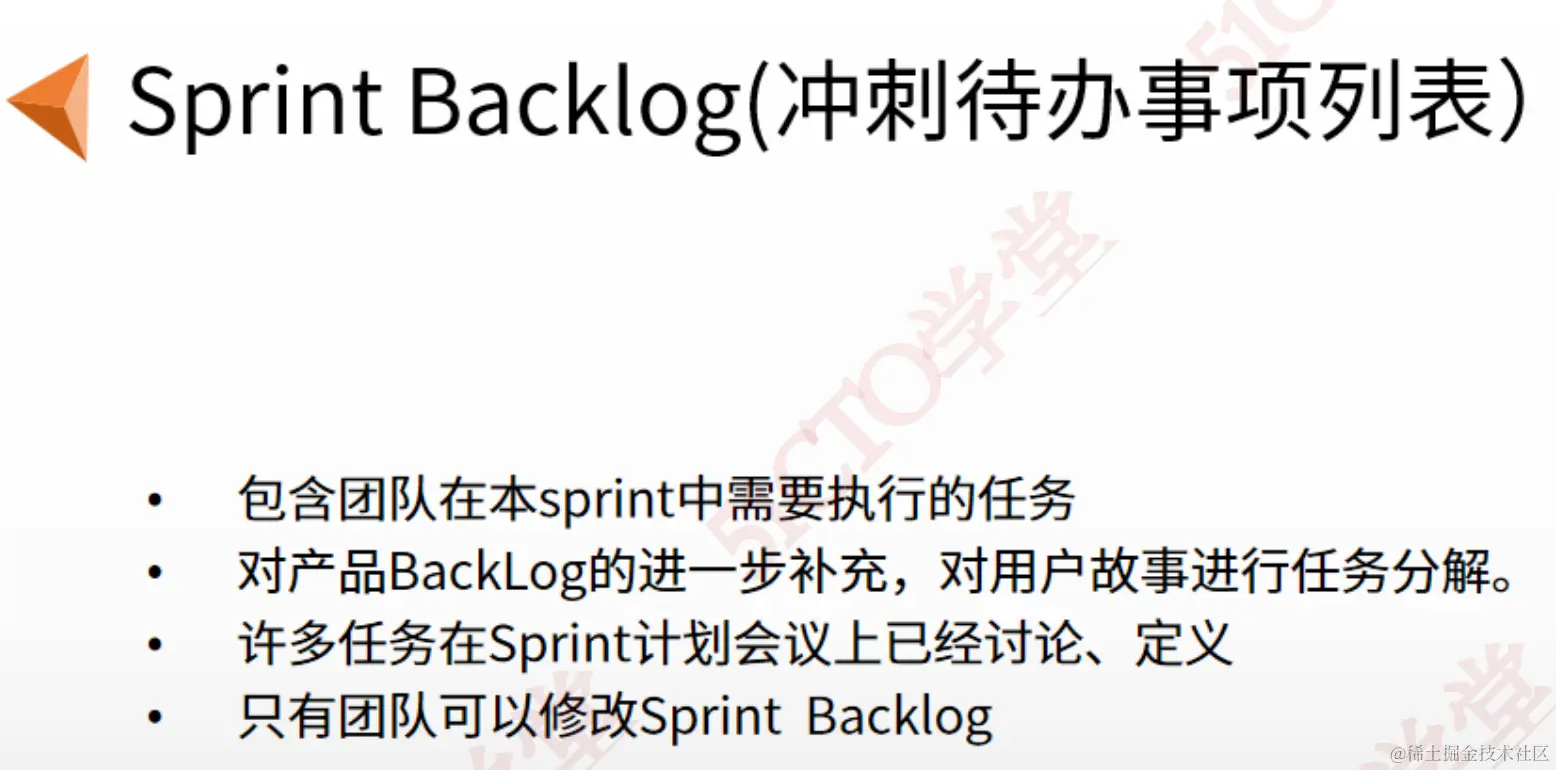 冲刺待办事项列表