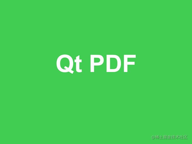 Qt PDF