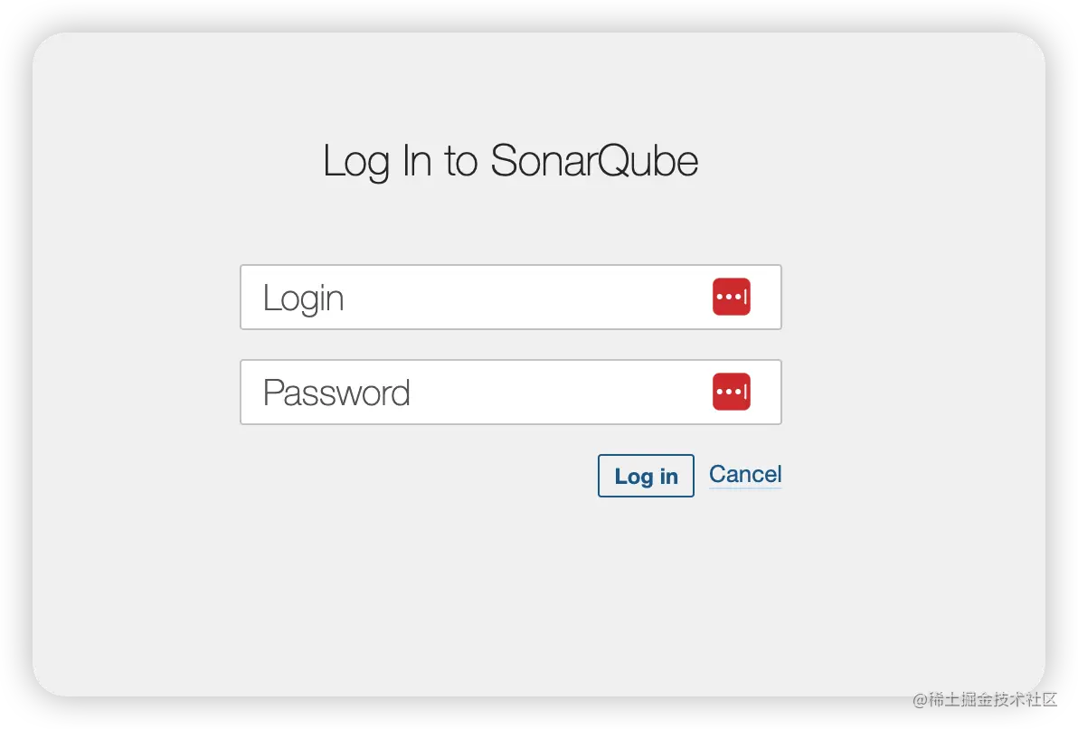 SonarQube默认用户名密码