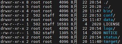 Nacos文件夹内容