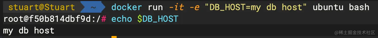 设置容器环境变量