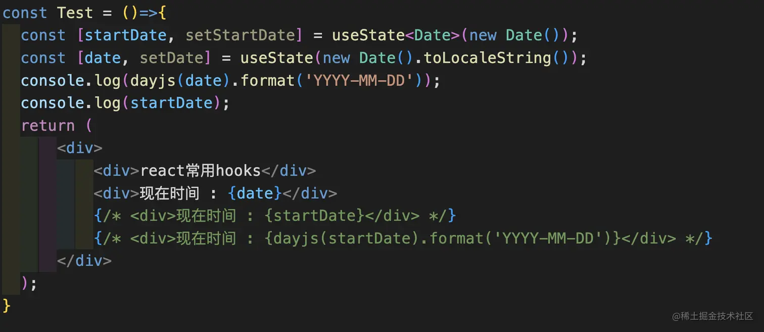const (startDate, setstartoatel w usestatecDate- (new Date());.png
