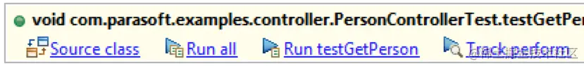 Parasoft Jtest提供了运行JUnit和分析测试的工具栏操作