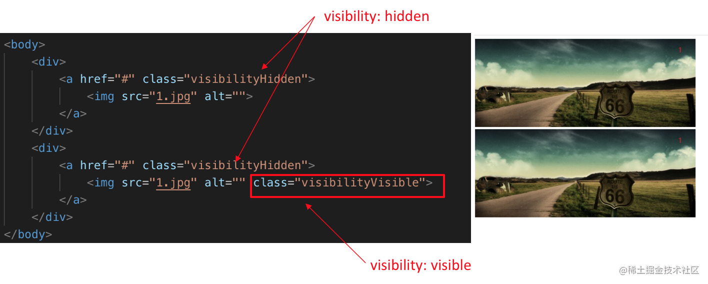 Display: none 与 Visibility: hidden有什么区别？ - 掘金