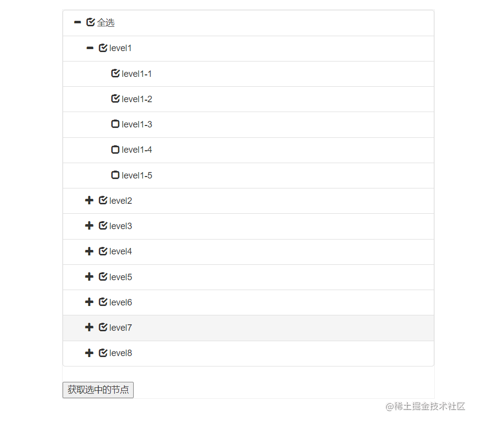 bootstrap+jquery+bootstrap-treeview实现菜单树极其父子节点的勾选功能「终于解决」