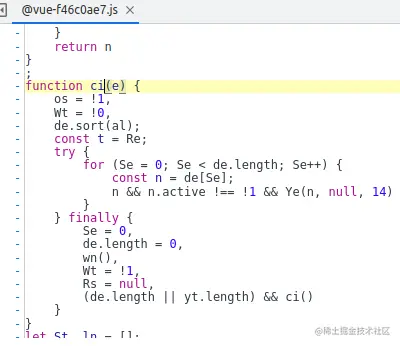 跳转到sources工具栏查看压缩后的代码.png