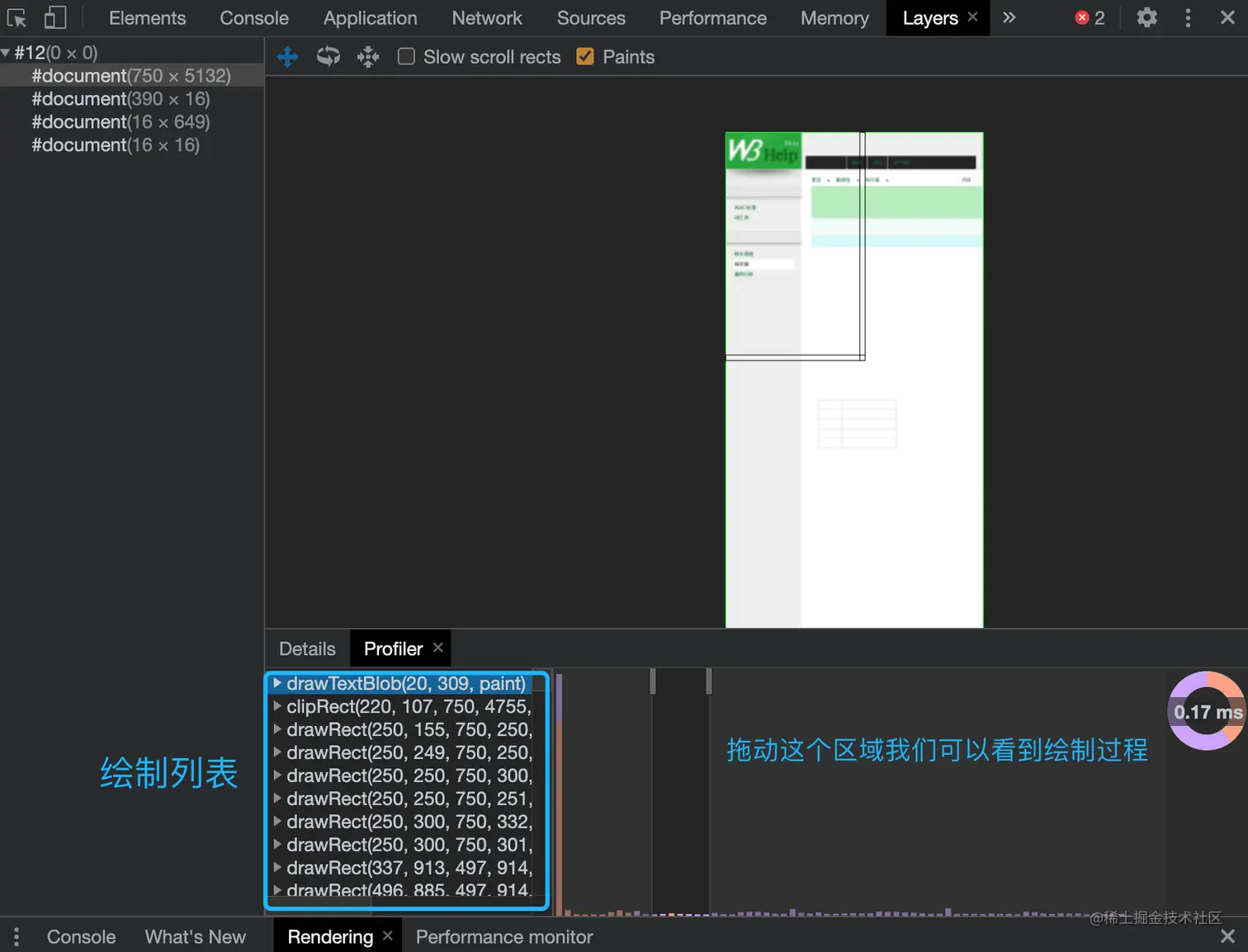 绘制列表与绘制过程