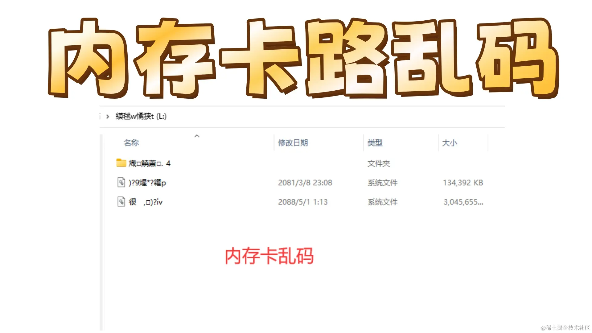 内存卡乱码问题详解与数据恢复策略