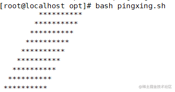 Shell使用 号编写有趣图形 掘金