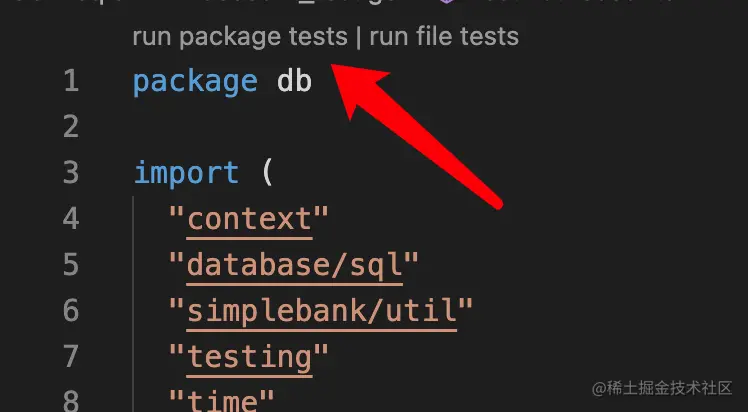 run package tests