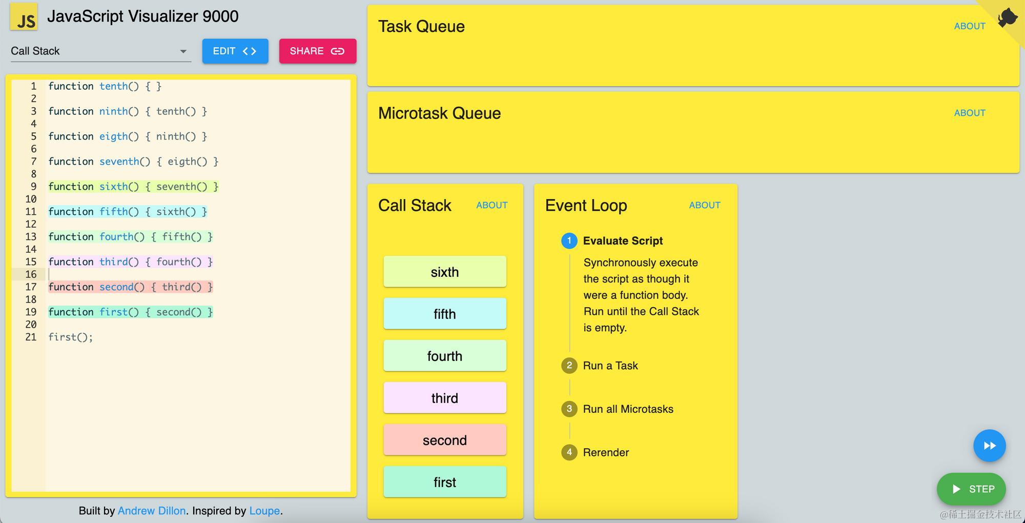 JavaScript Visualizer 9000