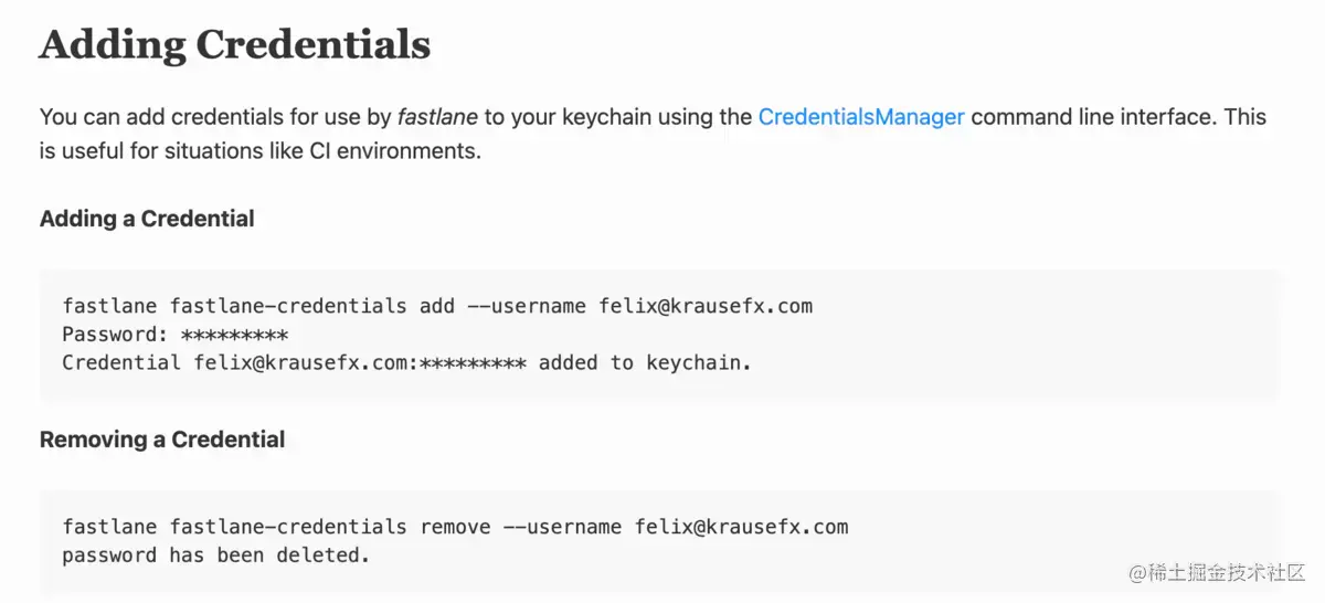 fastlane官网截图之CredentialsManager重置钥匙串密码.webp