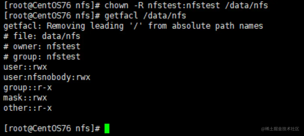 AIX下配置NFS共享给Linux