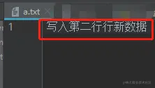 w模式下write运行结果