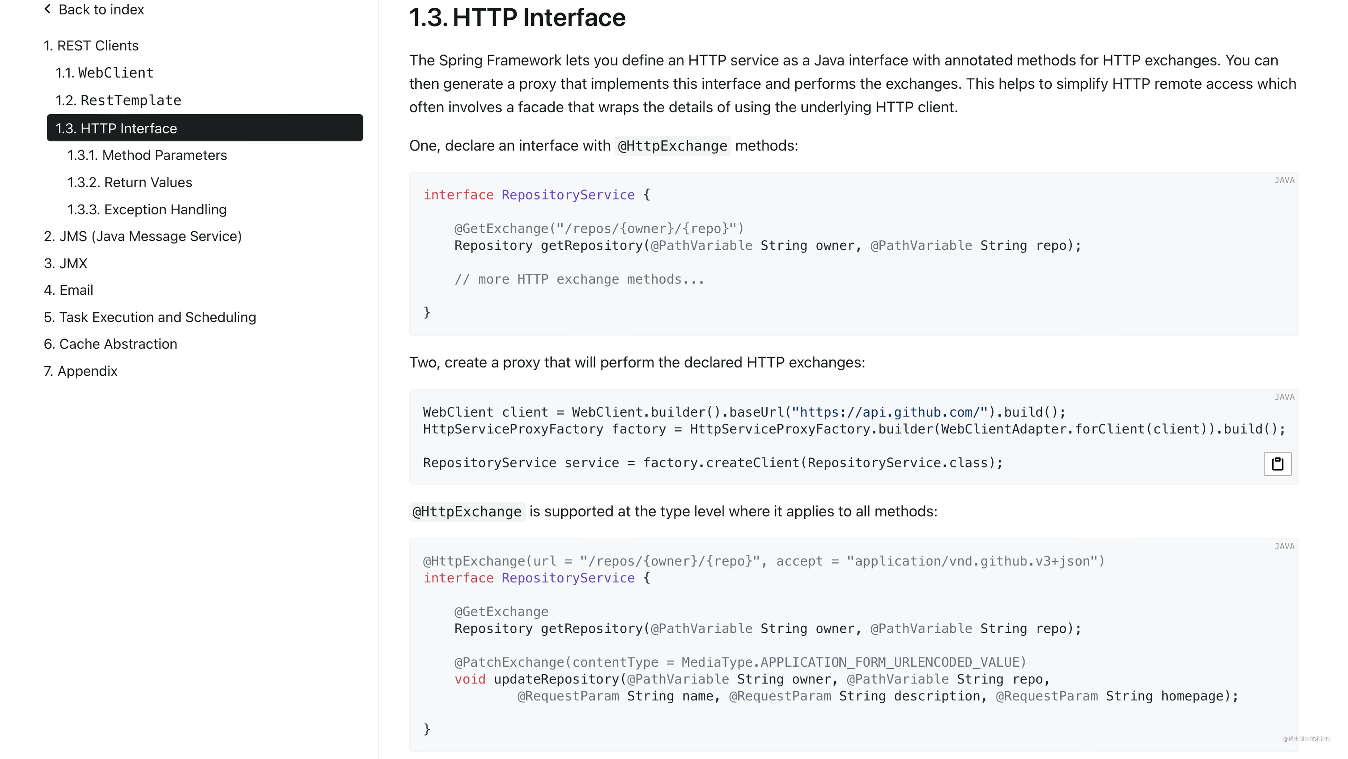 Spring 6 的新特性：HTTP Interface - 掘金