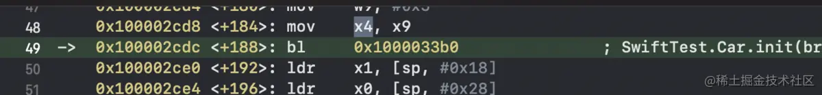 值类型调用init初始化方法
