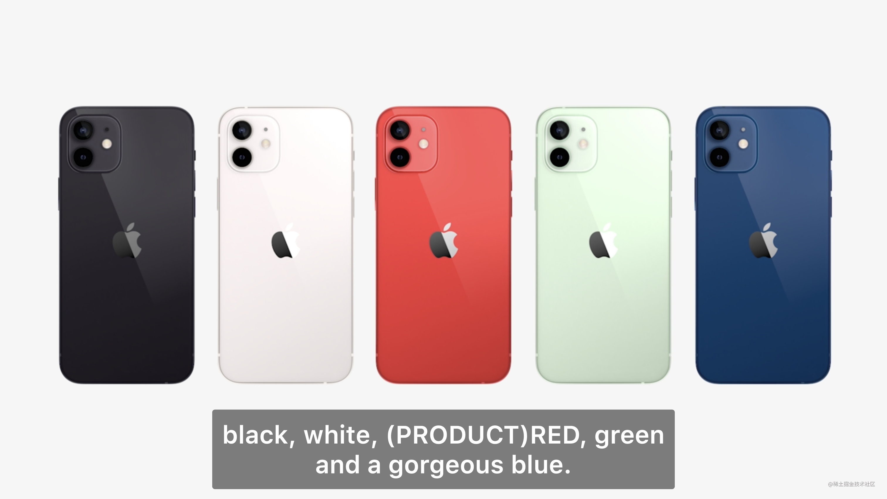 iPhone12颜色