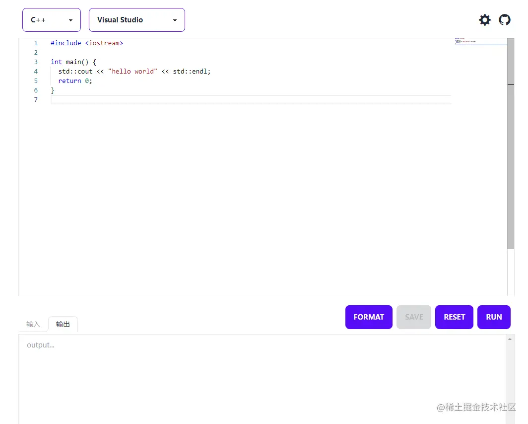 🚀 Runcode 在线代码运行编辑器 Runcode 线上代码运行编辑器，支持C、C++、Go、Nodejs、Rus - 掘金