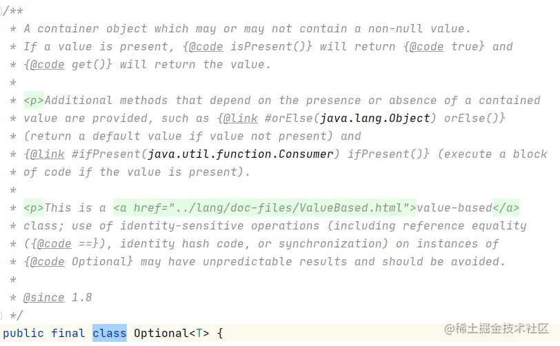 java8—OptionalOptional是什么Op