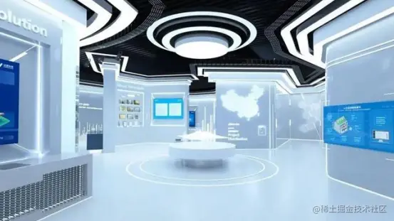 企业展厅产品区域展示