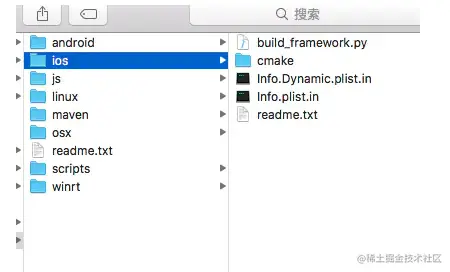 platforms ->  ios 下