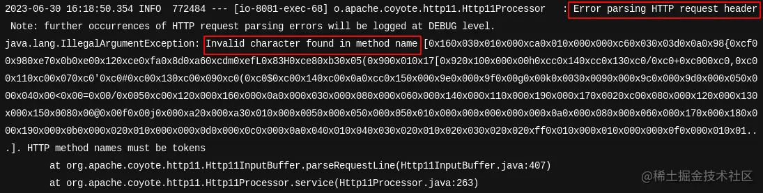 springboot-invalid-character-found-in-method-name