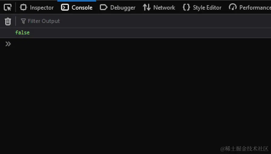 Console-displaying-true-false-values-component-scrolls-in-out-viewport.gif