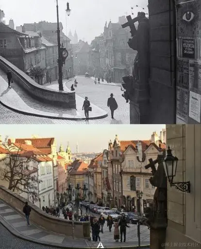 捷克布拉格1910和2020